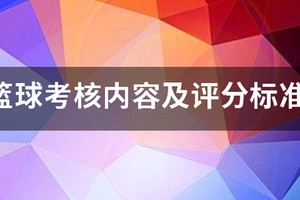 中国青少年篮球训练大纲评分标准最新
